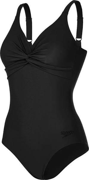 Speedo Womens/Ladies Brigitte One Piece Swimsuit Black 40