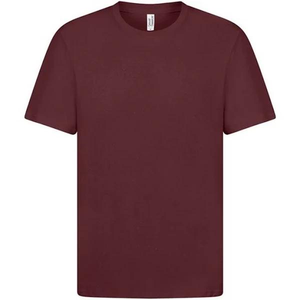 Casual Classics Casual Classic Mens Ringspun Tee (Maroon) - 3XL