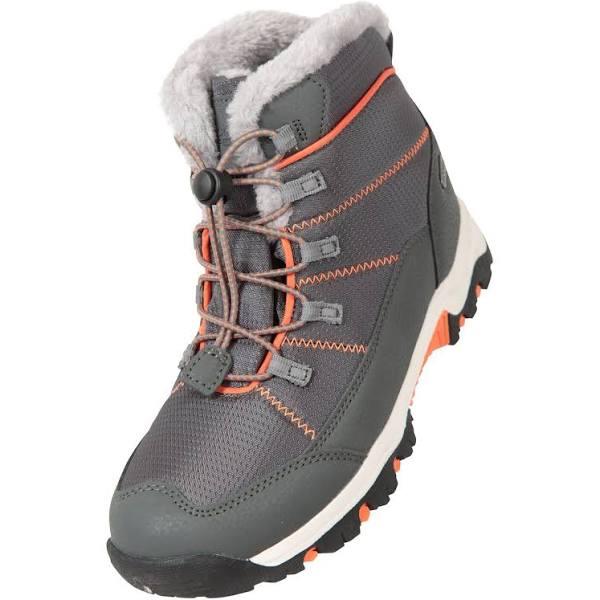 Mountain Warehouse Childrens/Kids Comet Waterproof Snow Boots Grey/Orange 11 UK Child