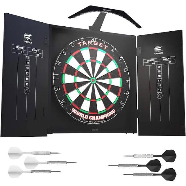 Target - Arc Dartboard and Lighting Cabinet Set