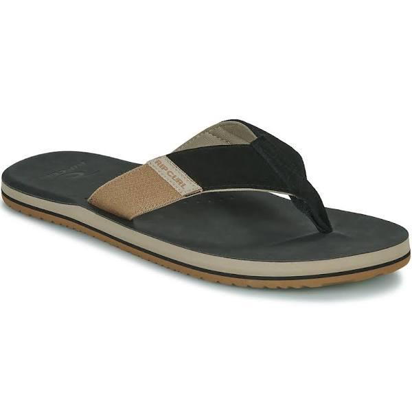 Rip Curl Oxford Flip Flops - Black & Tan