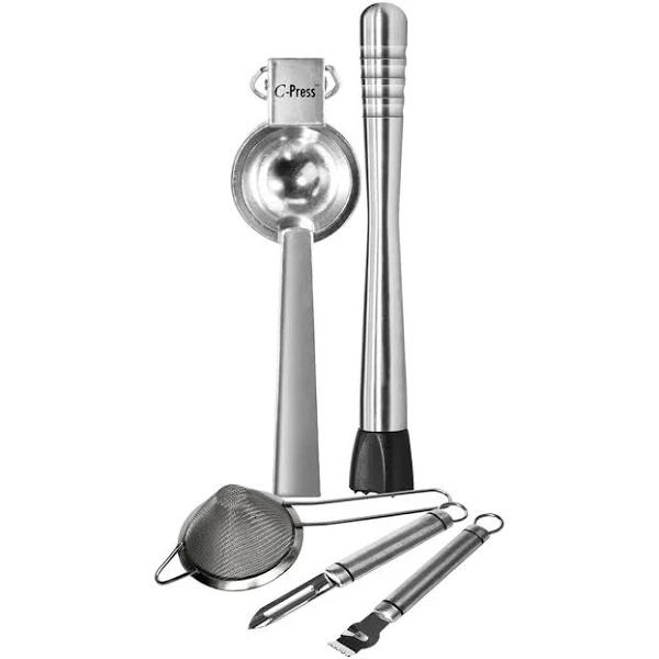 Uberbartools Bartender Essentials 5 Piece Cocktail Set