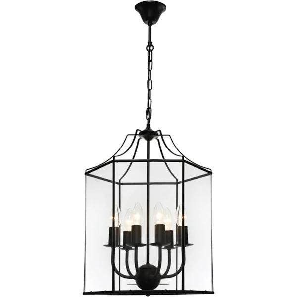 Cougar Arcadia Pendant 6 Light / Black