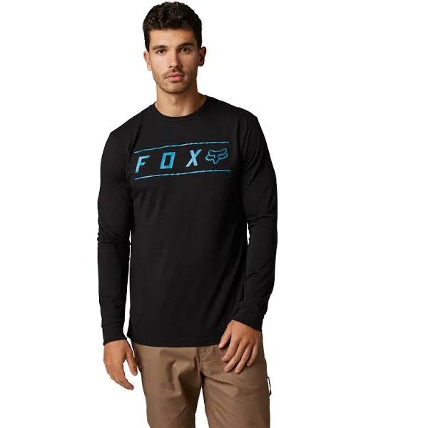 Fox Pinnacle Black LS Tech Tee - S