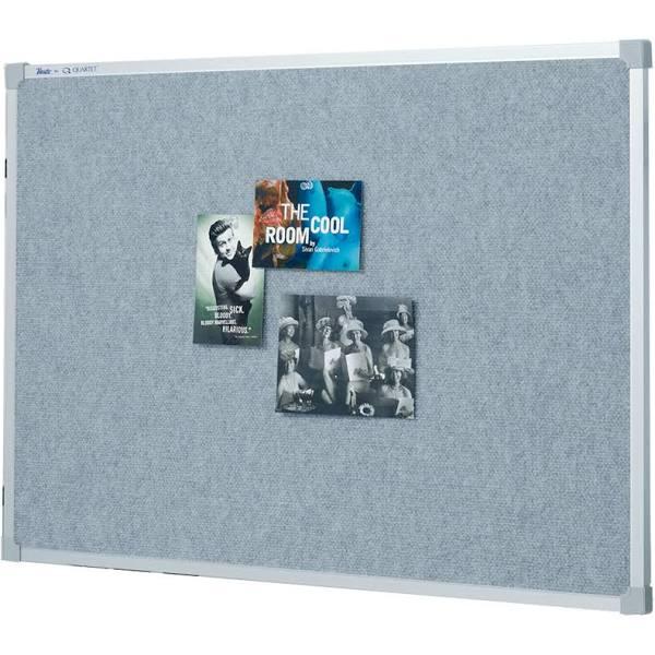 Quartet #QTNNF0906S Penrite Fabric Board 900 x 600mm Silver