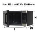 Nero Microwave Stainless Steel 42L