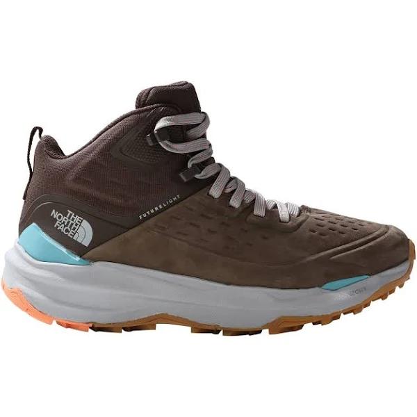 The North Face Women's Vectiv Exploris 2 Mid Futurelight Leather Boots Brown US 8