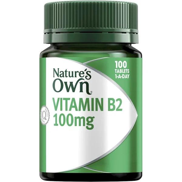 Natures Own Vitamin B2 100mg 100 Tablets