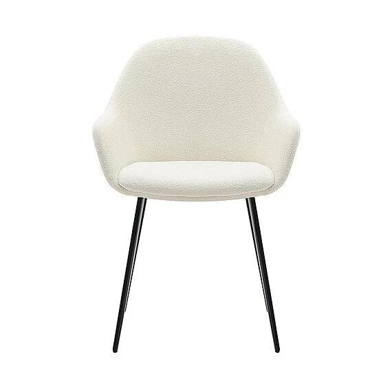 Fords Set of 2 Dining Chair Cream by Freedom, 100% Polyester