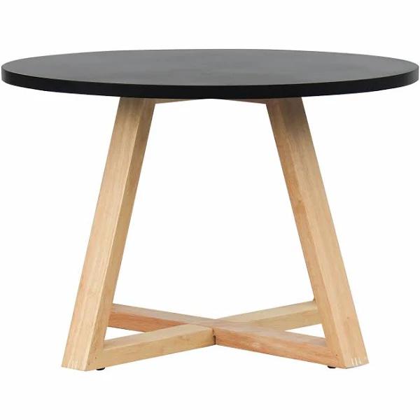 Chotto - Juji Round Top Coffee Table - Black - 60cm