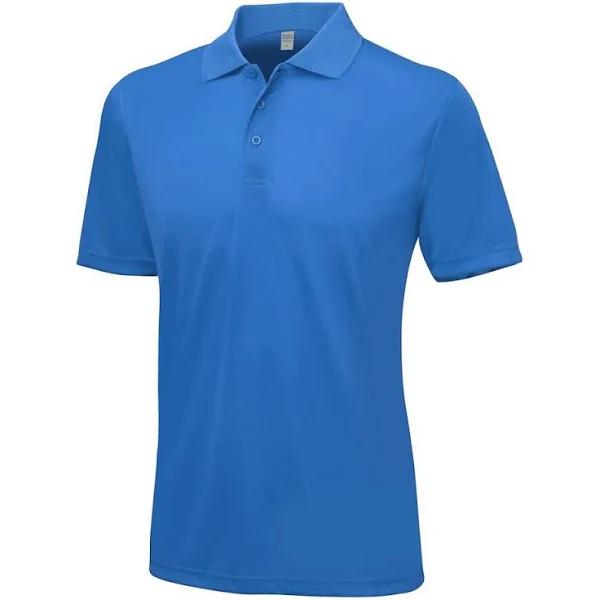 AWDis Just Cool Mens Smooth Short Sleeve Polo Shirt Royal Blue M