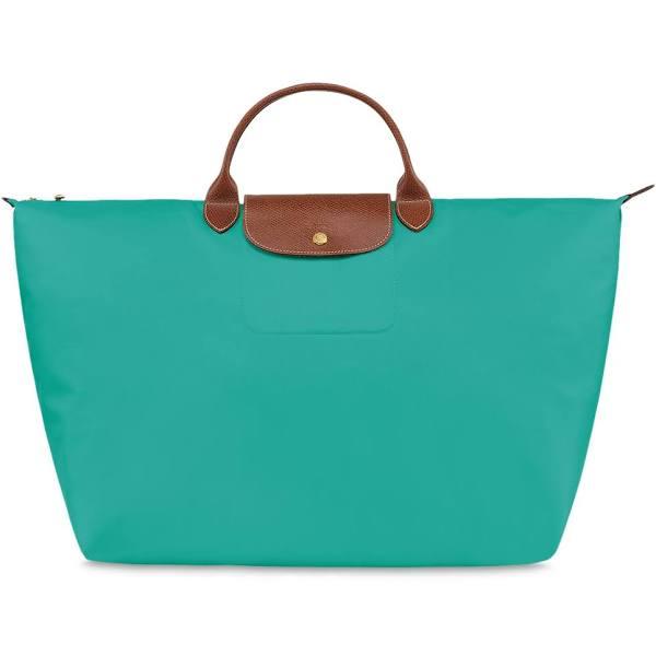 Longchamp Large Le Pliage Travel Bag Turquoise