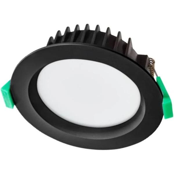 Martec Titan II 10W Tricolour LED Downlight - Black