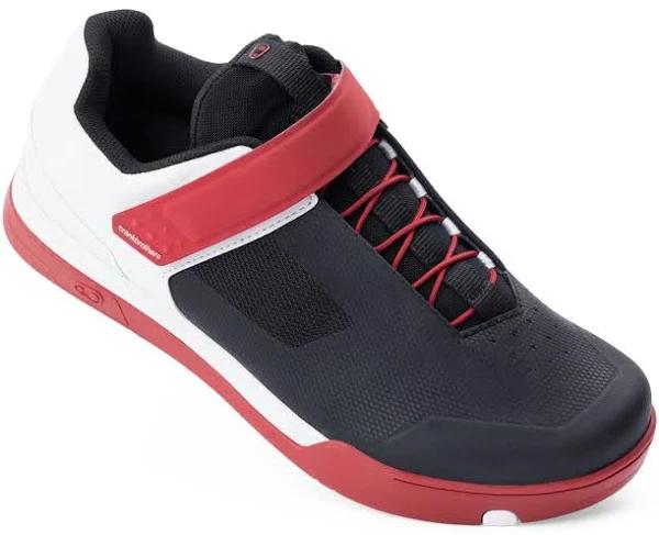 Crank Brothers Mallet Speedlace Clipless Shoes US 10.0 / Red - Black White