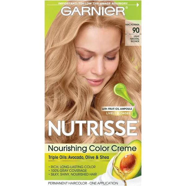 Nutrisse Nourishing Color Creme Permanent Haircolor, Light Natural Blonde 90