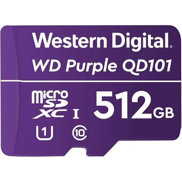 Western Digital Digital WD Purple 512GB microSDXC Card