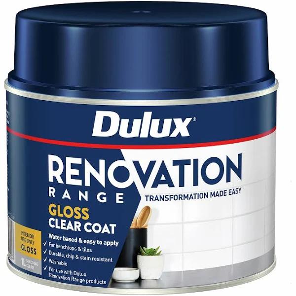 Dulux 1L Renovation Range Clear Coat Gloss