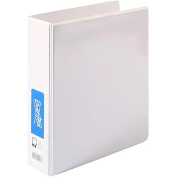 Bantex Insert Binder A5 38mm 2D Ring White