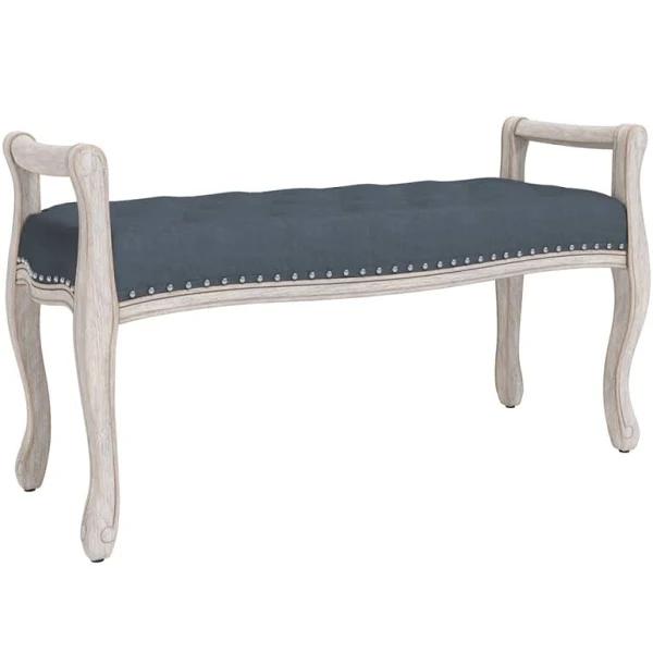 vidaXL Bench Dark Grey 110x45x60 cm Velvet