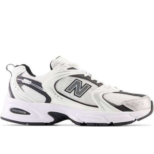 New Balance 530 Shoes White Black - 44