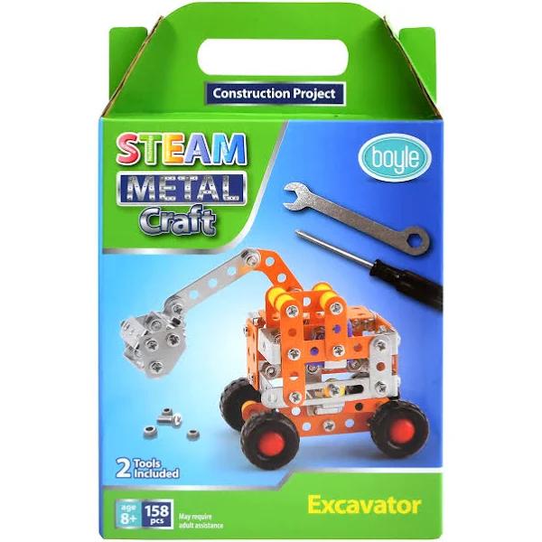 Boyle Steam Metal Craft Kit Excavator 158pcs