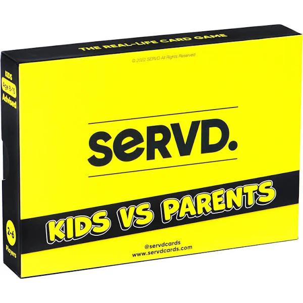 SERVD - Kids VS Parents - The Hilarious Real-life Family Card Game