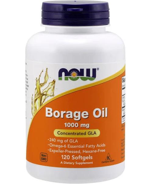 Now Foods Borage Oil 1000 MG 120 Softgels