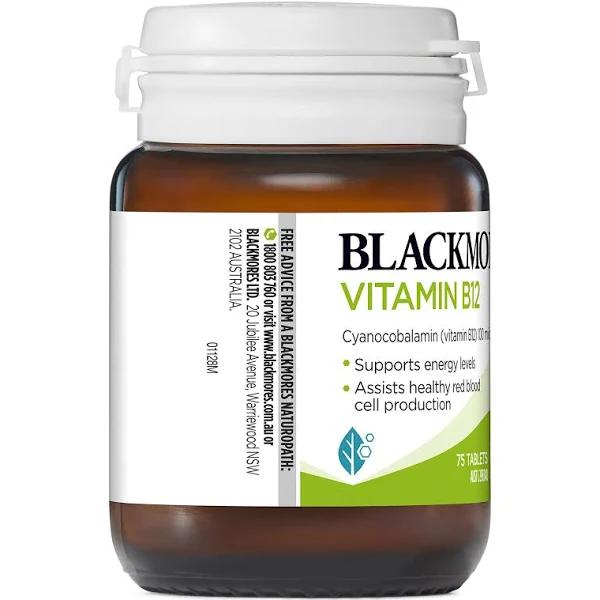 Blackmores Vitamin B12 (75 Tablets)