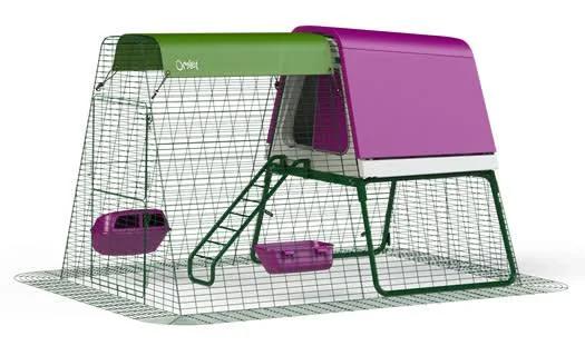 Eglu Go Up Chicken Coop With 2m Run Package - Purple