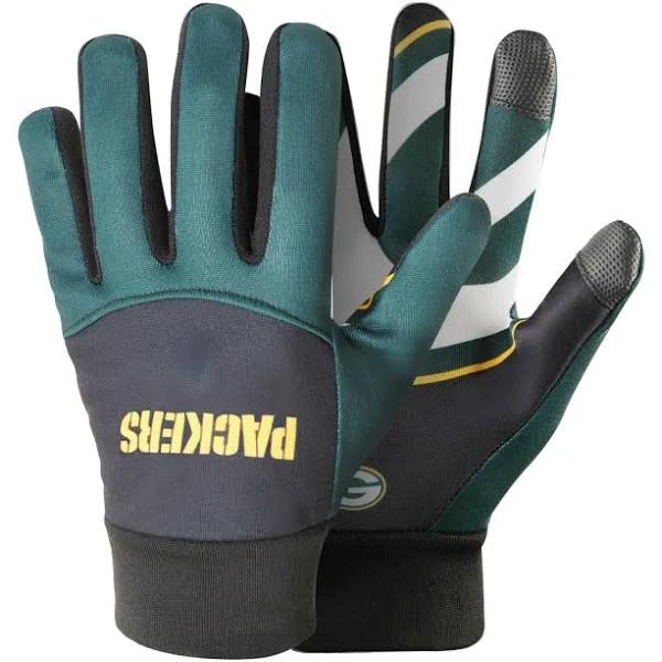 FOCO NFL Gloves - Palm Logo Green Bay Packers