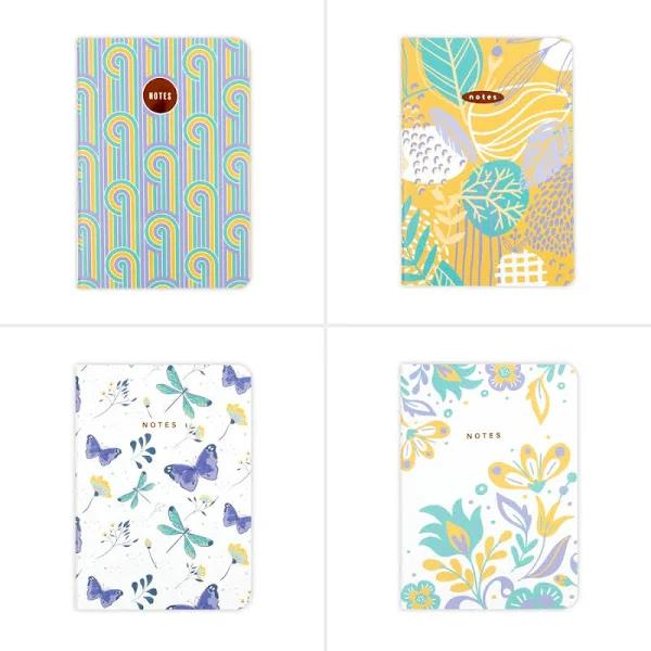 Notebook Printed Designs A6 96 Pages - Assorted*