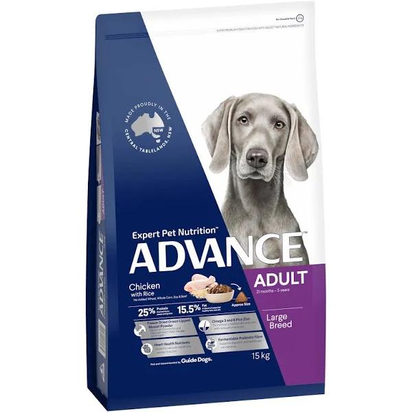 Advance Adult Large Breed Chicken Dry Dog Food - 15kg