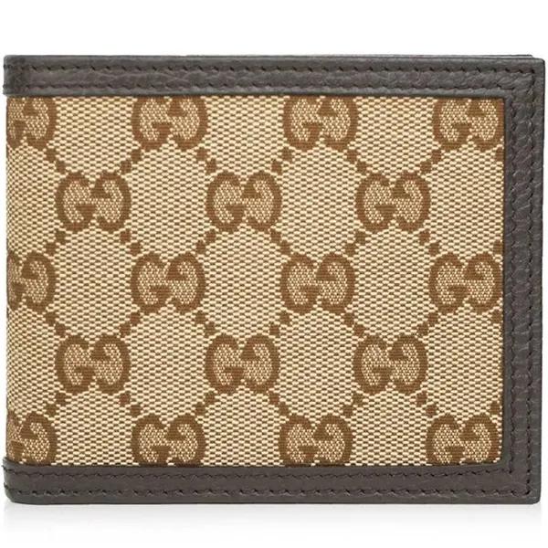 Gucci Signature Bifold Wallet 260987 Brown Brown - AfterPay & zipPay Available