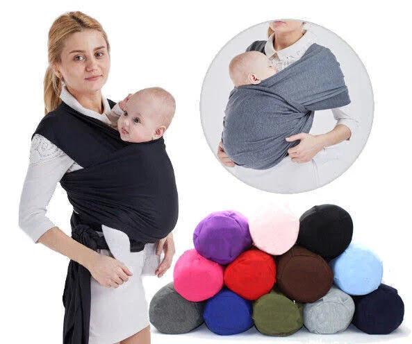 Baby Sling Cotton Adjustable Wrap Carrier Infant Breastfeeding Pouch