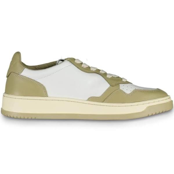 Autry Medalist Male Size 43 - White/Mud| AfterPay Available