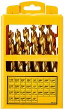 DeWalt Titanium Nitride Coated Drill Bit Set with Pilot Point, 29-Piece (DW1369)