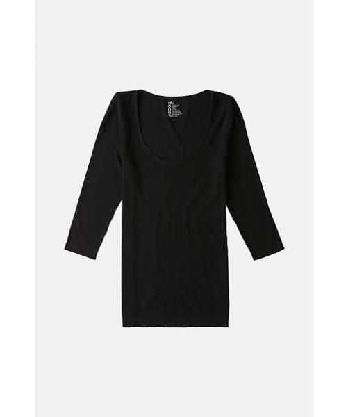 Boody 3/4 Sleeve Top Black / Small