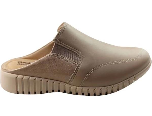 Comfortflex Tanya Womens Comfortable Closed Toe Open Back Mules