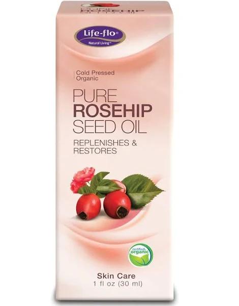 Life-Flo Pure Organic Rosehip Seed Oil - 1 fl oz