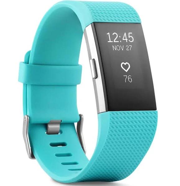 Fitbit Charge 2 Heart Rate + Fitness Wristband, Teal, Small (Renewed)