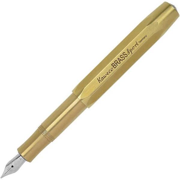 Kaweco Brass Sport Fountain Pen - Broad