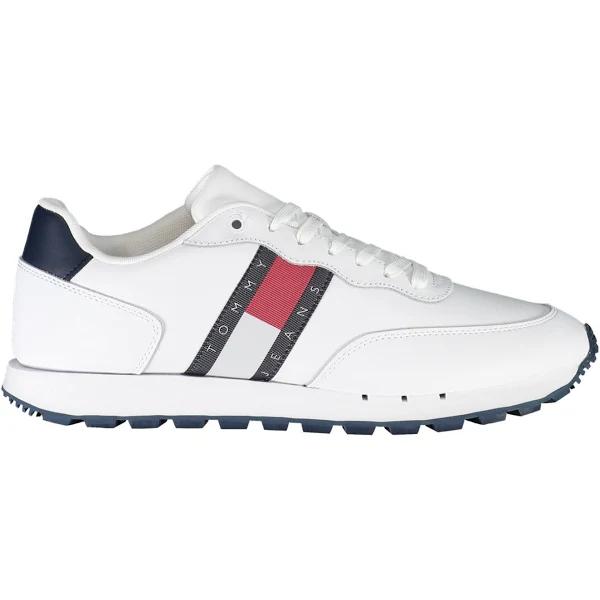 Tommy Hilfiger White Polyester Sneaker