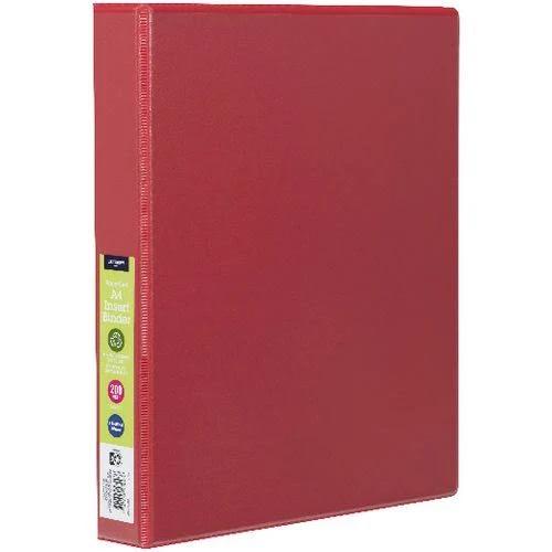 J.Burrows Insert Binder A4 2 D-Ring 25mm Red