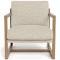 Box Fabric Occasional Armchair Vanilla by Freedom