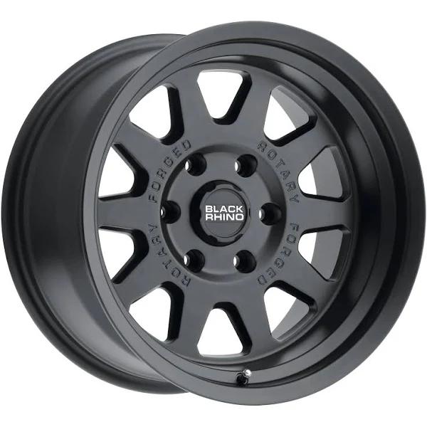 Black Rhino Stadium Matte Black Wheels: 17x8, 5x160