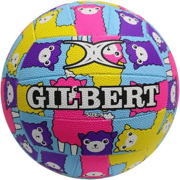 Gilbert Glam Llamas Netball [Size 5]