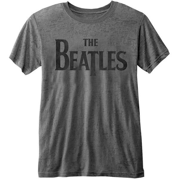 The Beatles - Drop T Logo Unisex XX-Large T-Shirt - Grey