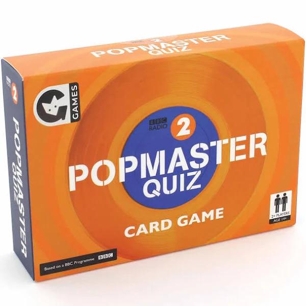 Ginger Fox Popmaster Quiz Card Game