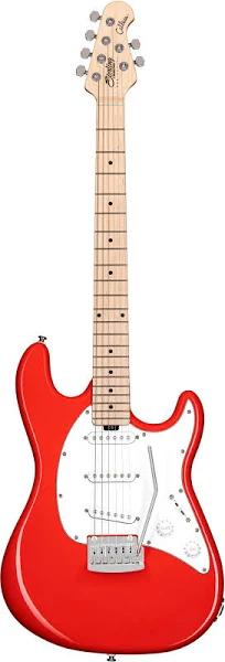 Sterling by Music Man Cutlass CT30 SSS Electric Guitar Fiesta Red