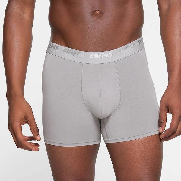 SKIMS Stretch 3 Pack Boxer Brief 3 Inch in Gunmetal Multi, Size XXXL